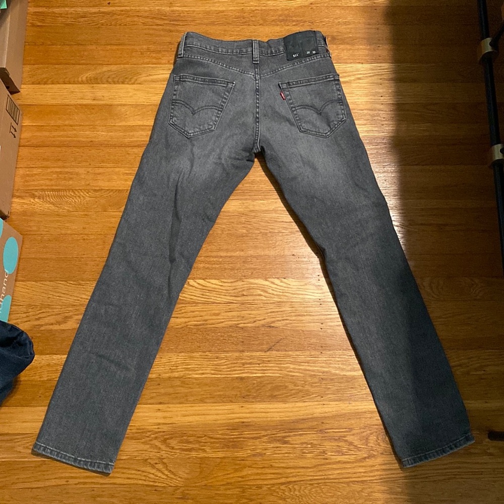Levi’s dark wash 511 straight fit jean